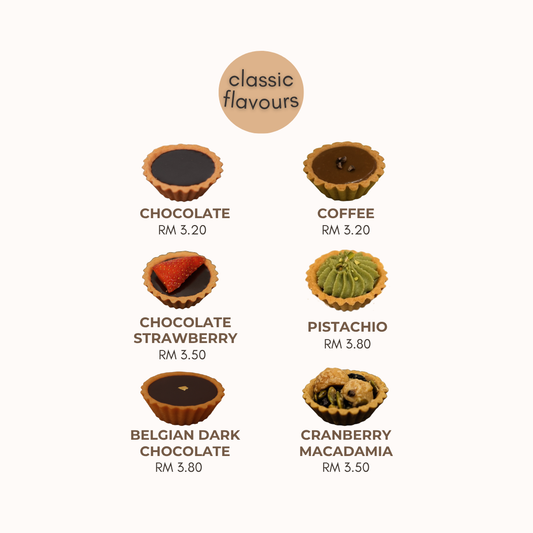25pcs Mini Tarts (single flavour)