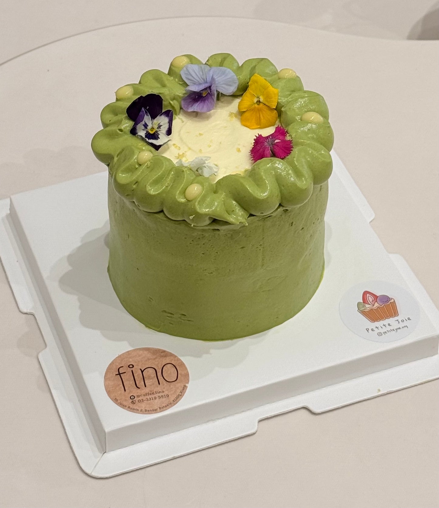 Matcha Yuzu Cake 抹茶柚子蛋糕