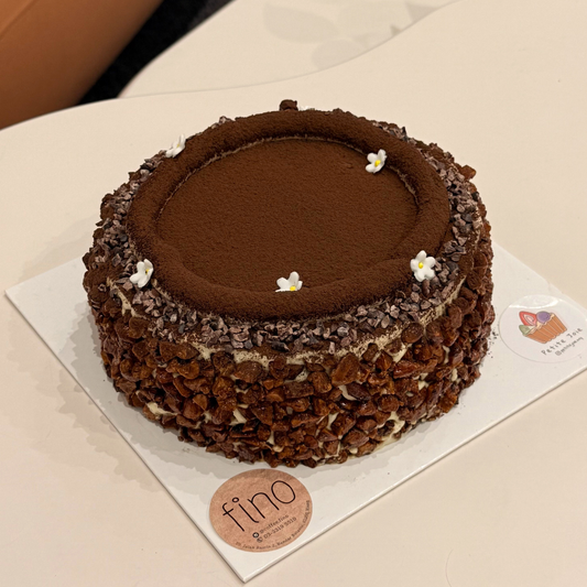 Almond Tiramisu Cake 焦糖杏仁提拉米苏蛋糕