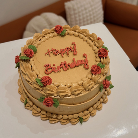 Coffee Buttercream Cake (Round)