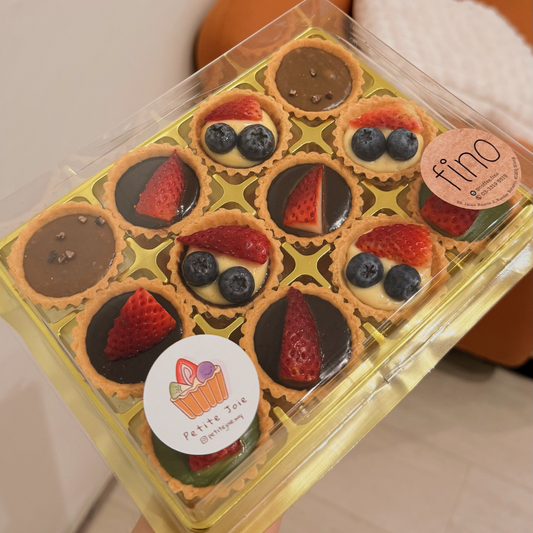 12pcs Mini Tarts (4 flavours)  12粒迷你挞（4个口味）