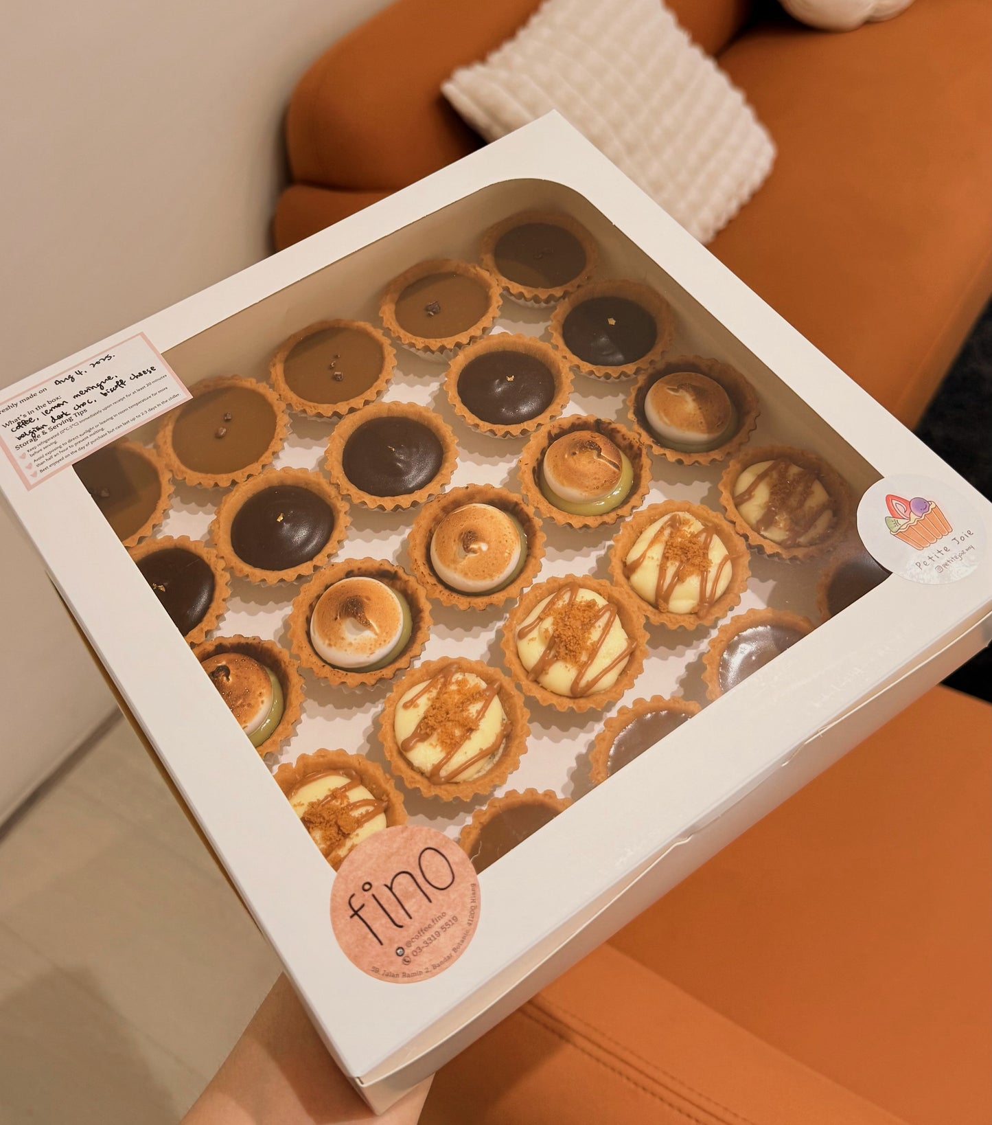 25pcs Mini Tarts (5 flavours) 25粒迷你挞（5个口味）