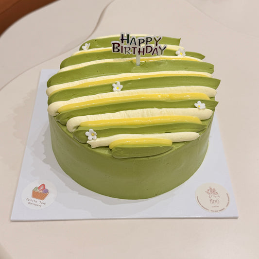 Matcha Yuzu Cake 抹茶柚子蛋糕