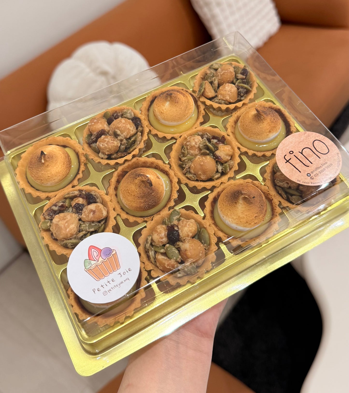 12pcs Mini Tarts (2 flavours)  12粒迷你挞（2个口味）