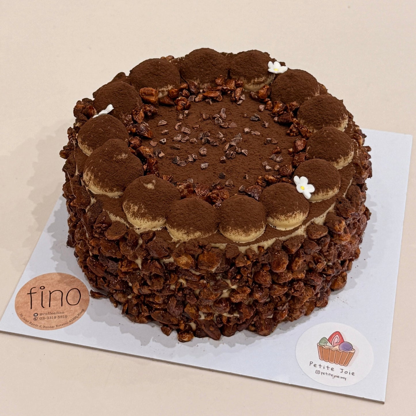 Almond Tiramisu Cake 焦糖杏仁提拉米苏蛋糕